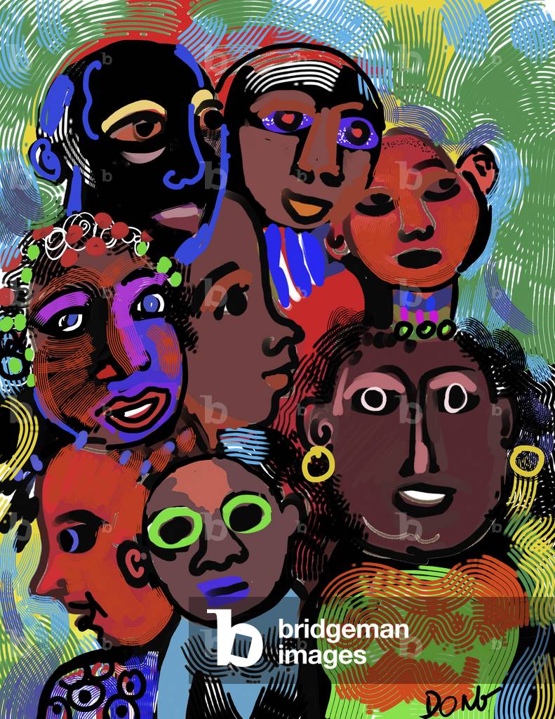 Africa tribù persone, 2007 (computer graphics)