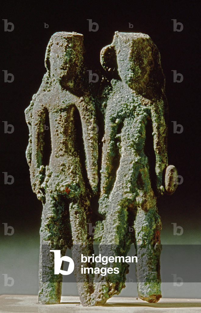 Image of Sculpture depicting Two bronze figurines by Erich Lessing