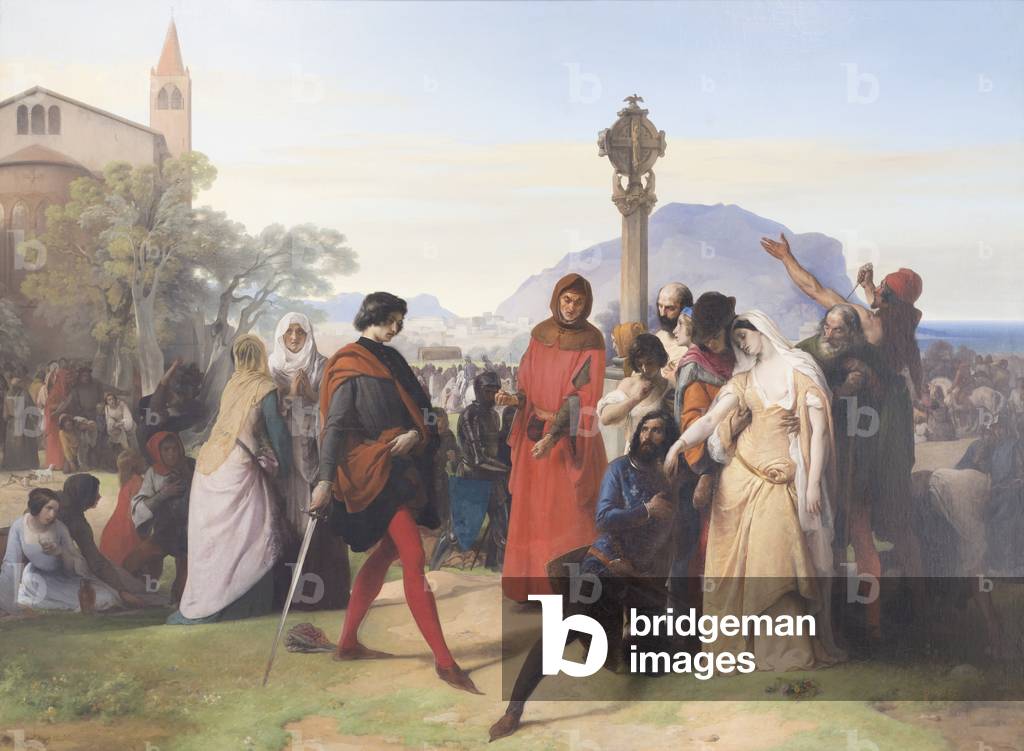 I Vespri siciliani, 1846, Francesco Hayez (olio su tela)