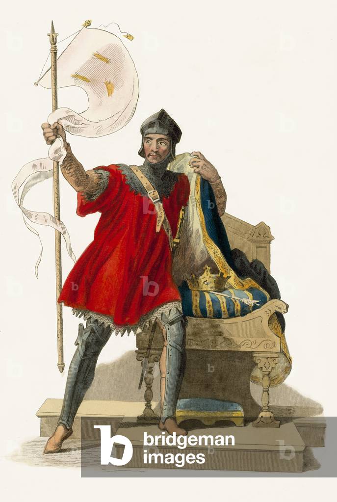 Hugues-Capet (farbige Gravur)