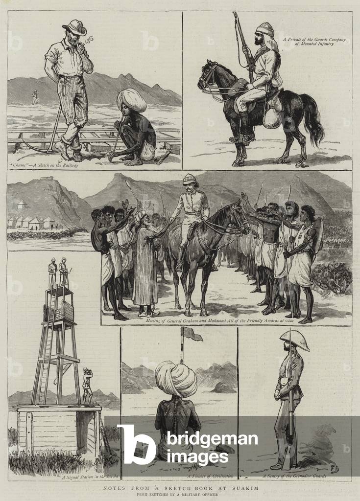 Note da un Sketch-Book a Suakim (incisione)