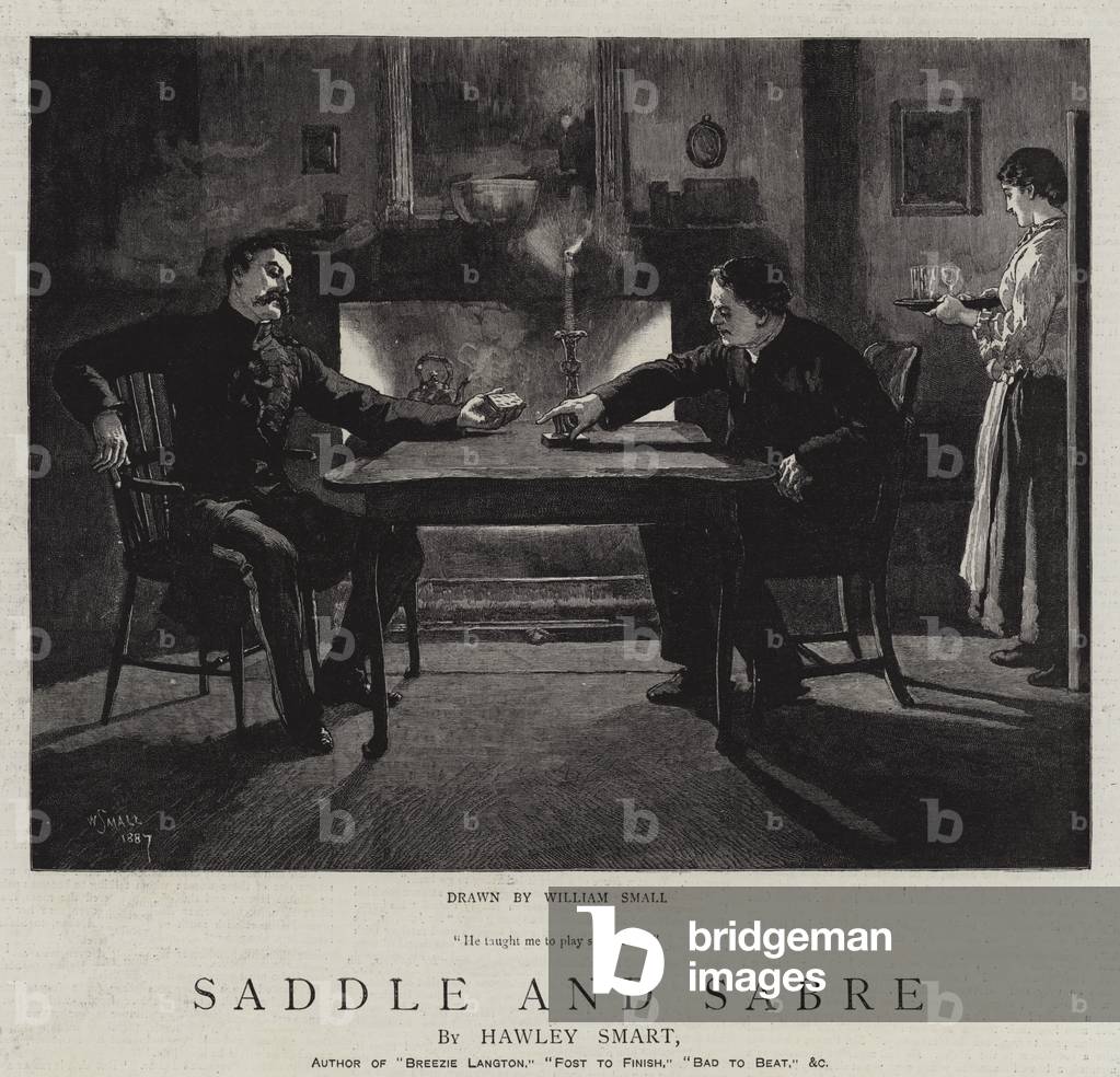 "Sella e sciabola (incisione)" di William Small