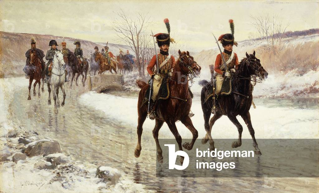 Immagine di Dipinto "Napoleone e la sua scorta" di Jan van Chelminski