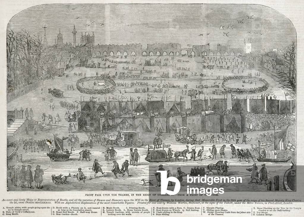 Fiera del gelo sul Tamigi