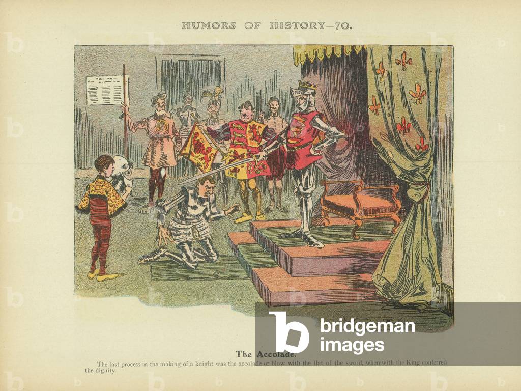 Die Accolade (Farbe litho)