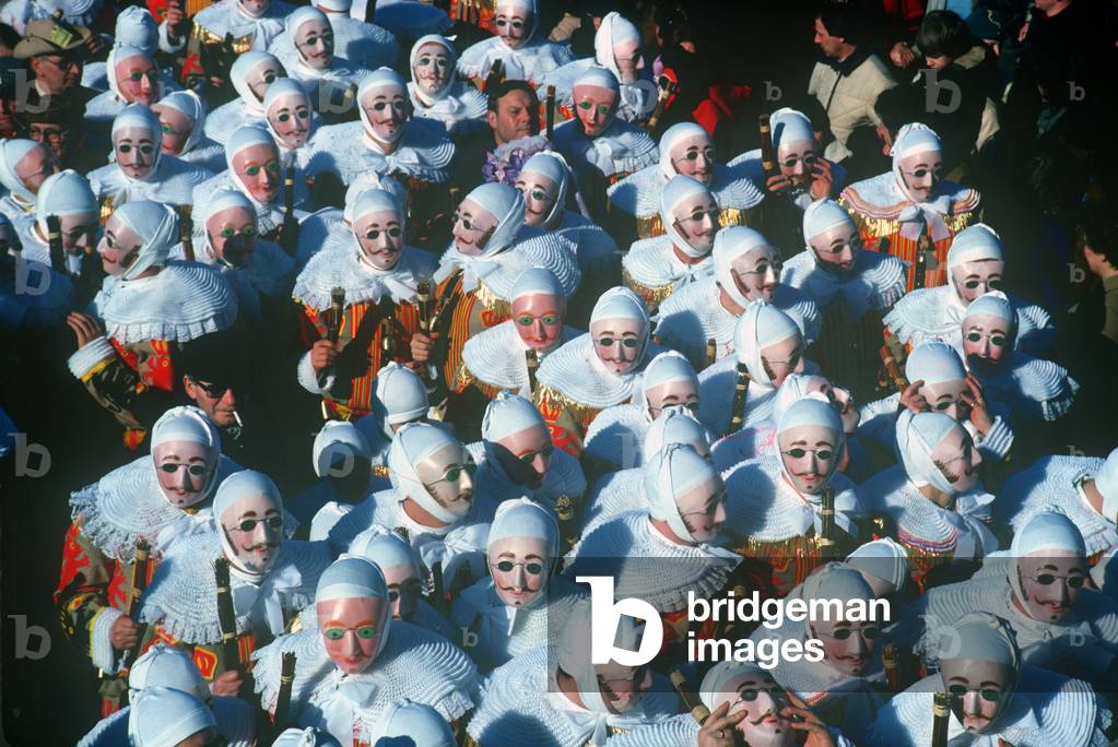 Gilles, Mardi Gras, Binche, Belgien (Foto)