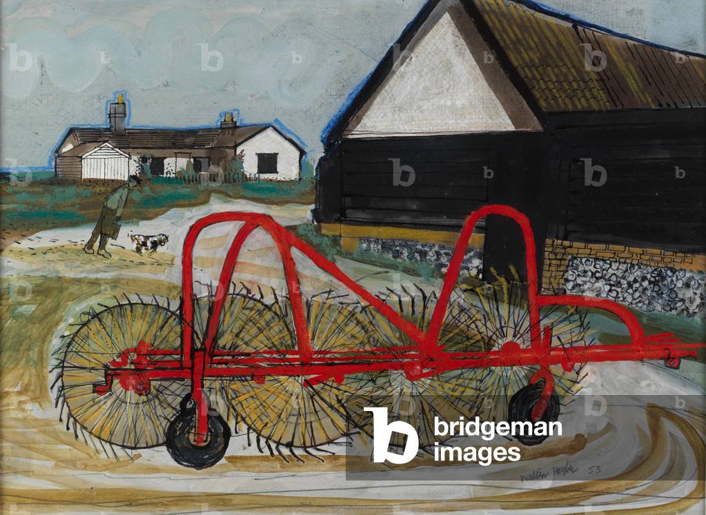 Immagine di Disegno "Great Lodge Farm", 1953 di Walter Hoyle