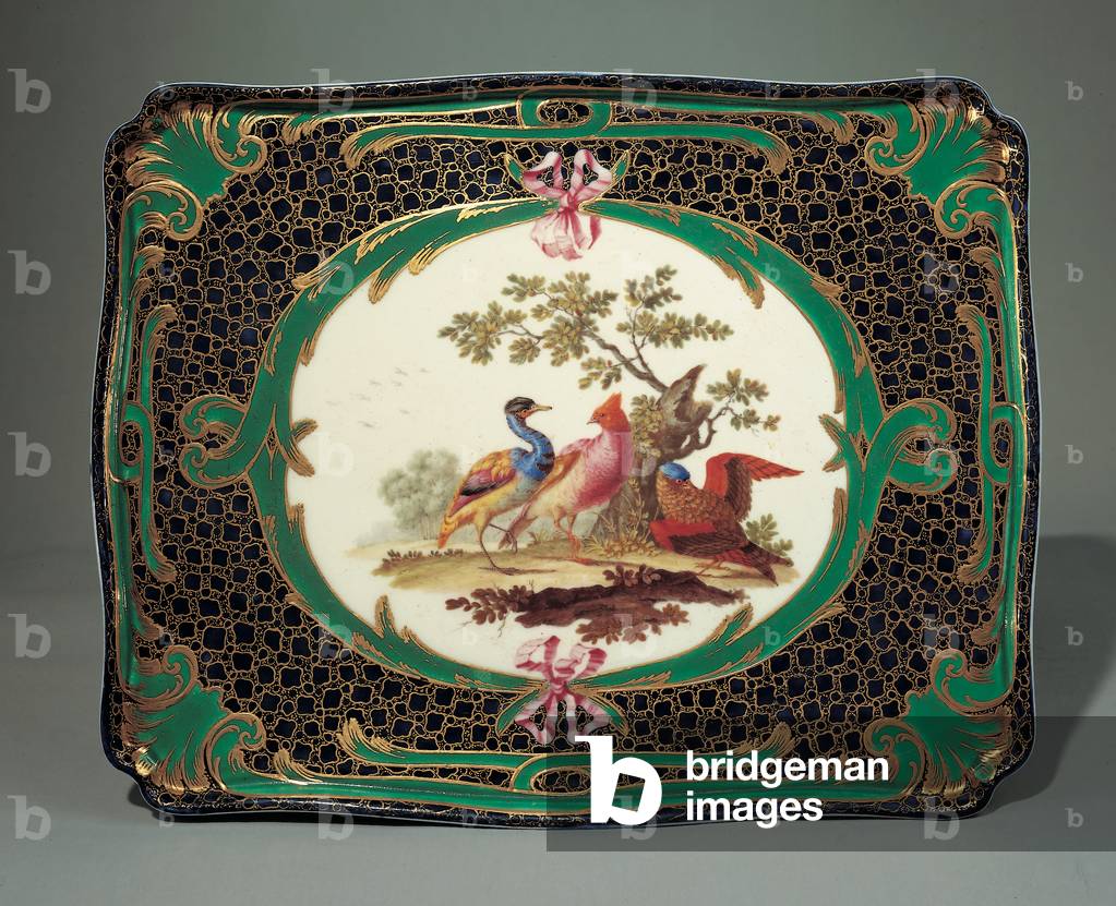 Immagine di Arti decorative "Vassoio montato in un tavolo Plateau 'Courteille' (o plateau 'de chiffonière')" 1