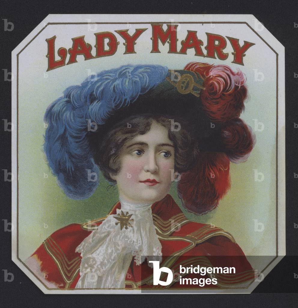 Lady Mary, Zigarrenetikett (chromolitho)