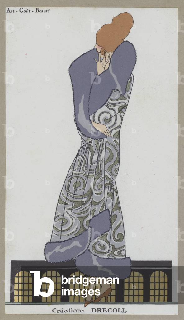 Damenmode aus den 1920er Jahren von Christop Drecoll (Farbe litho)