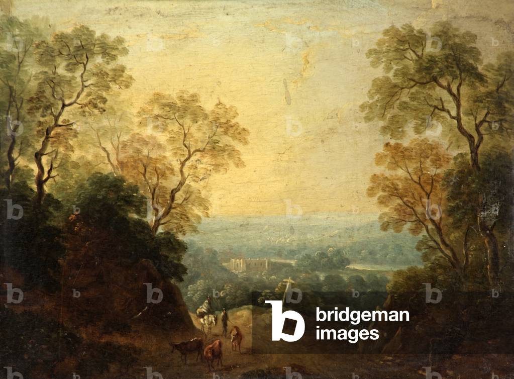 Bild von Gemälde "Ein Blick auf Longleat", c.1810 von Thomas Barker