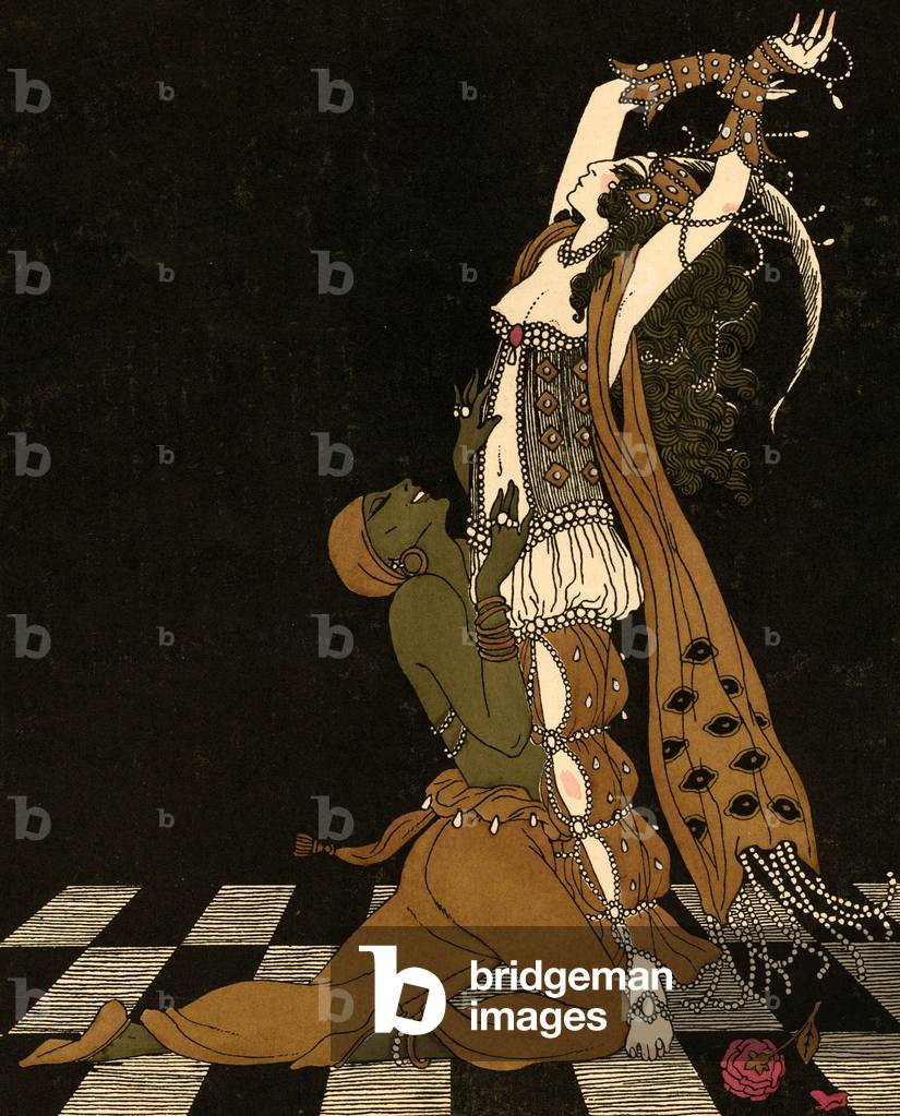 Vaslav Nijinsky und Ida Rubinstein in Schéhérazade, 1913 (Pochor)