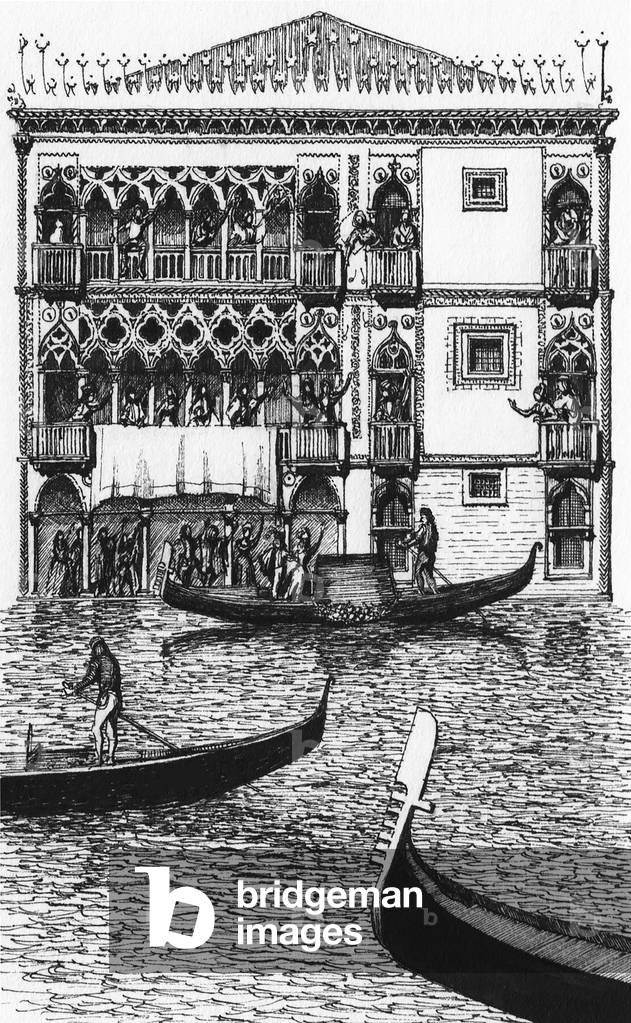 La Ca d'Oro, Venise, 1987 (dessin)