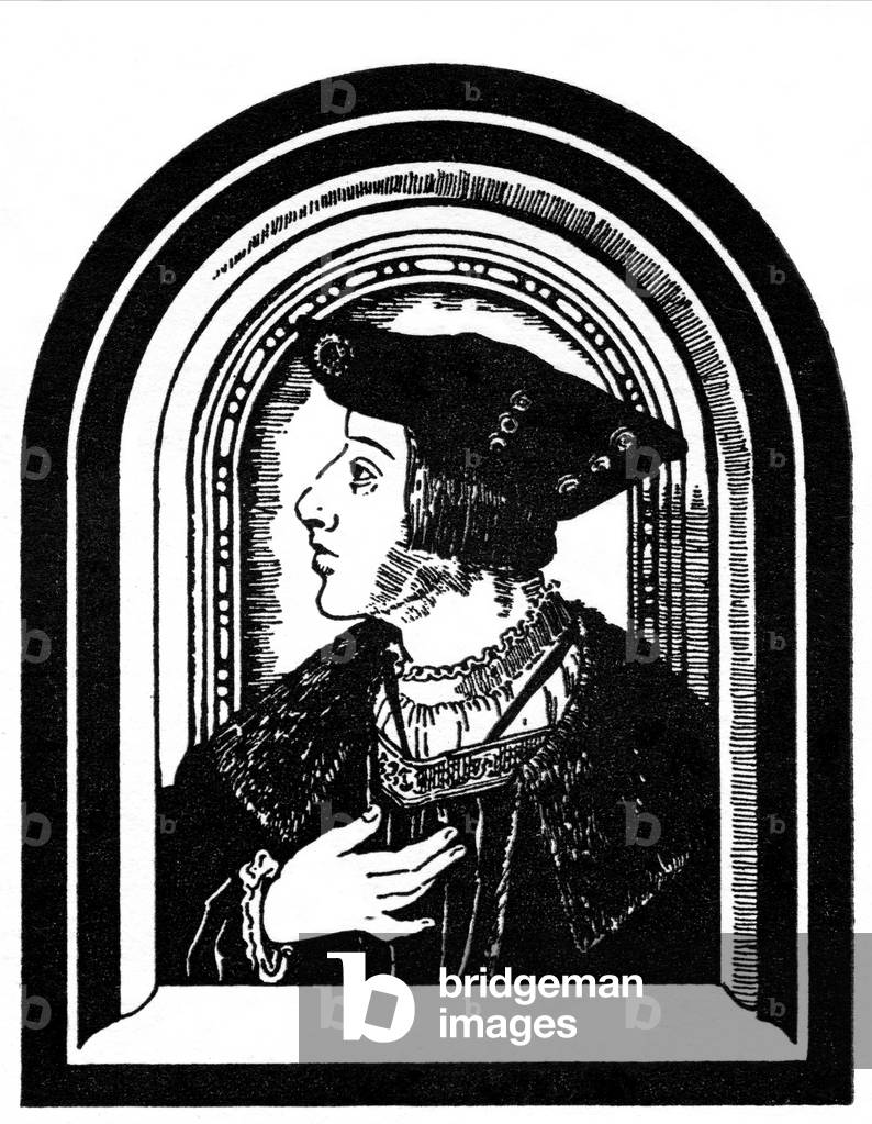 "Emperor Ferdinand I" von Herbert Norris, b/w