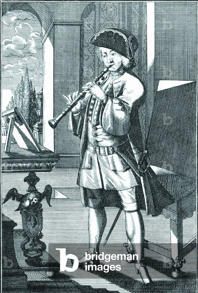 "Uomo che suona il clarinetto", b/w
