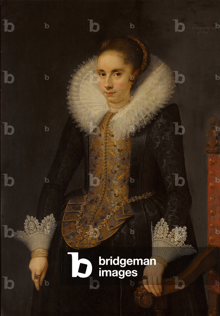 Ritratto di Catharina Fourmenois, 1619 (olio su tavola)