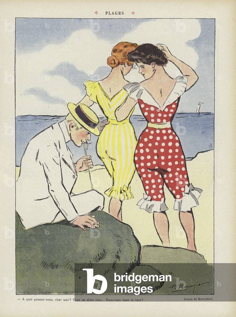 Illustrazione per Le Rire (color lito)