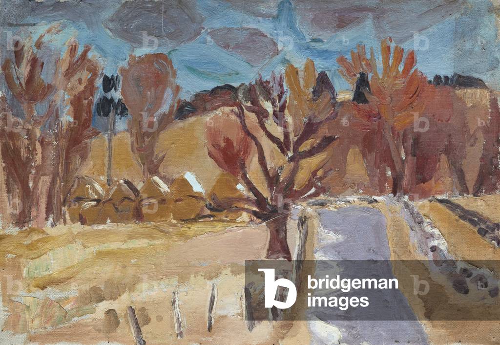 Castleton, Haystacks, 1920-73 circa (olio su tela)