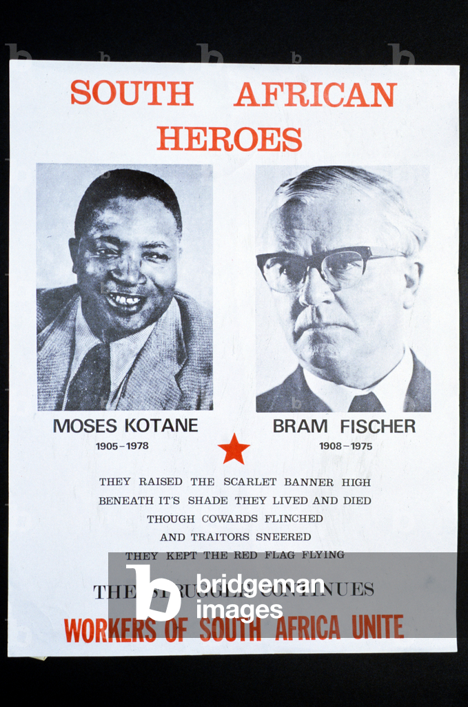 Image Of South African Heroes Moses Kotane 1905 1978 Bram Fischer 1908 Image Of South African Heroes Moses Kotane 1905 1978 Bram Fischer 1908