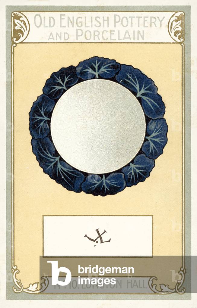 Old English Pottery and Porcelain: Longton Hall (colour litho)