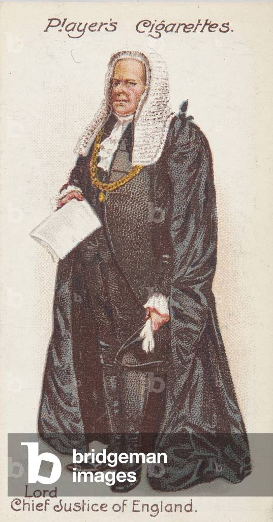Immagine di Stampa "Carta sigaretta del giocatore: Lord Chief Justice of England" 1911