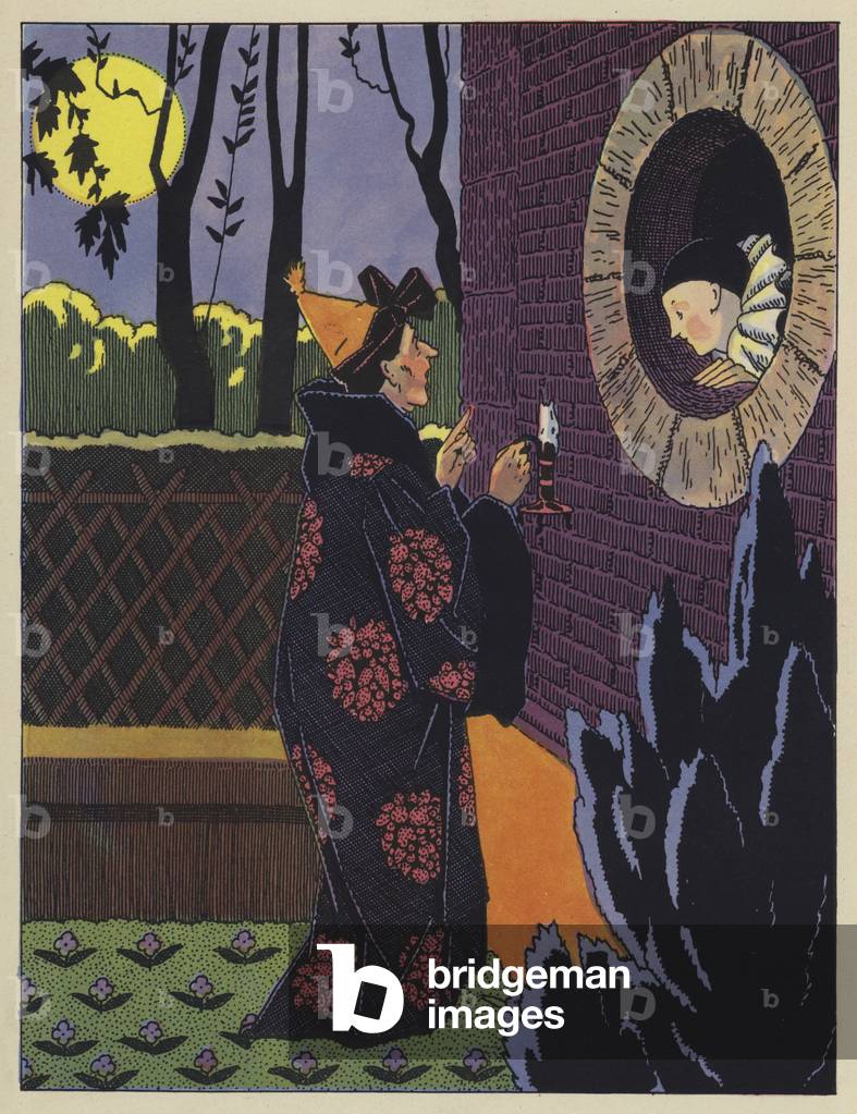 Vieilles Chansons et Rondes: Au Clair De La Lune (Farbe litho)