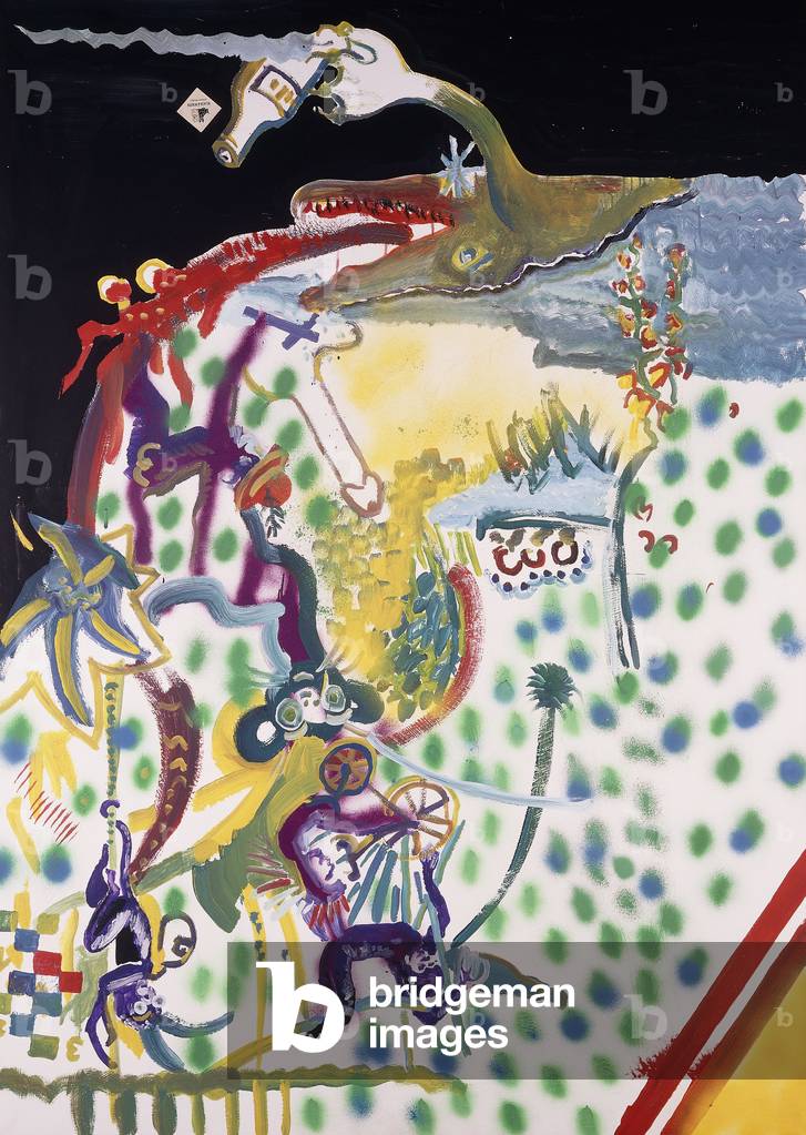 "Ape; Affen", 1974 di Sigmar Polke