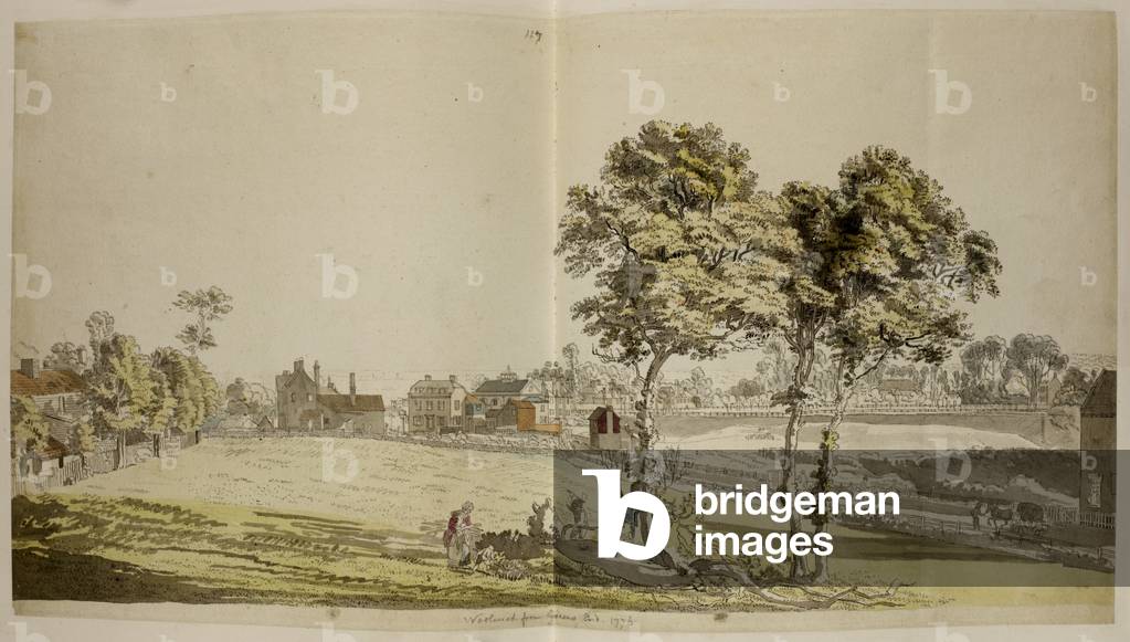 veduta di woolwich, da verdi fine