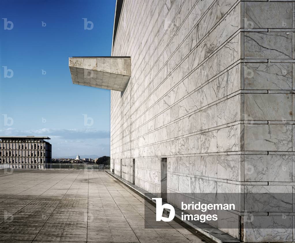 Zeitgenössische Architektur: Balkon - EUR - Kongresspalast, Rom, 1928-1940