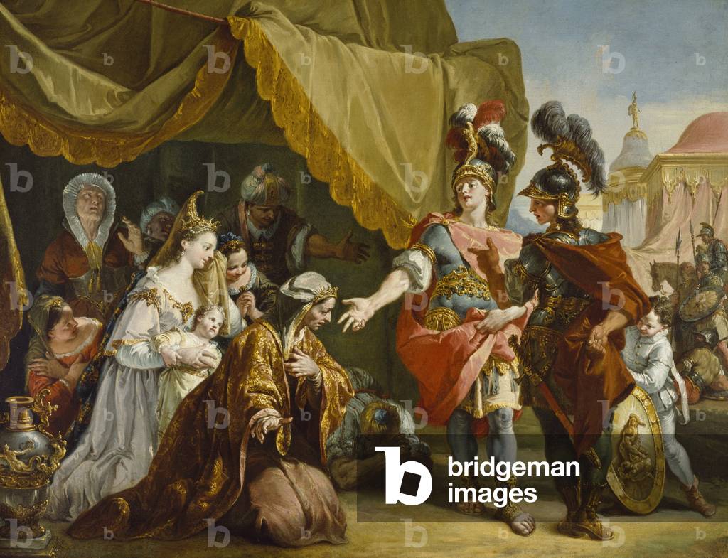 Bild von Gemälde "Familie von Darius vor Alexander", 1750 von Francesco Fontebasso