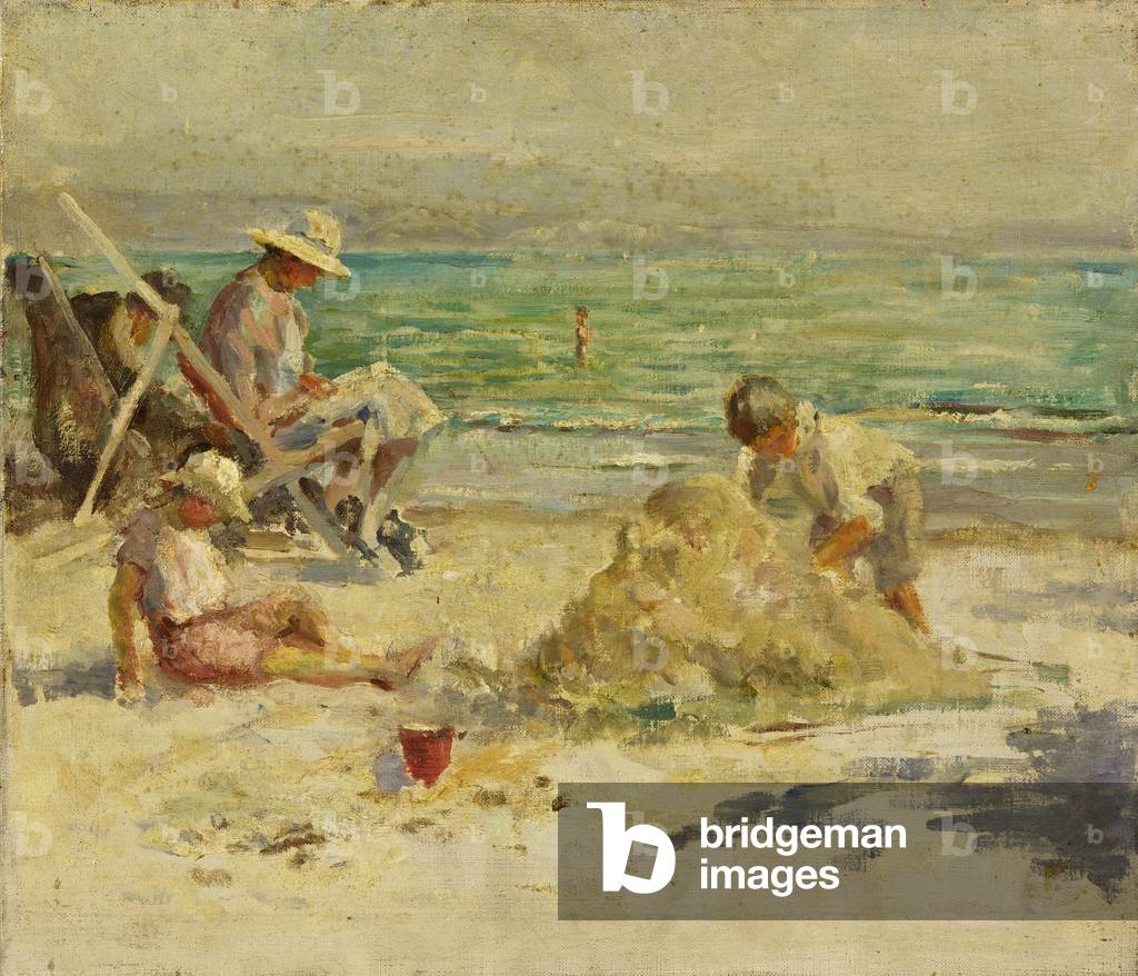 Am Meer (Öl auf Leinwand)