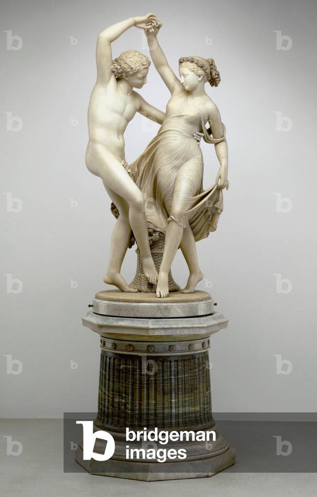 "Zephyr tanzen mit flora", 1870 von Giovanni Maria Benzoni