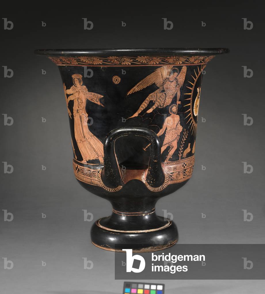 Bild von Artefakt "Detail aus einer roten Figur lekythos (Keramik)" -500 von Douris