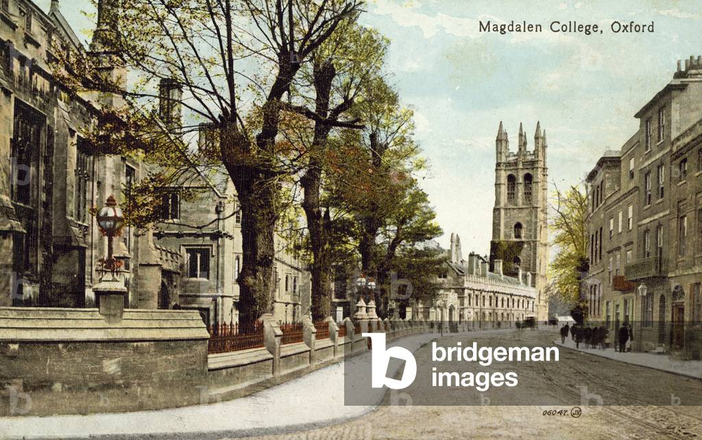 Magdalen College, Oxford (Farbfoto)