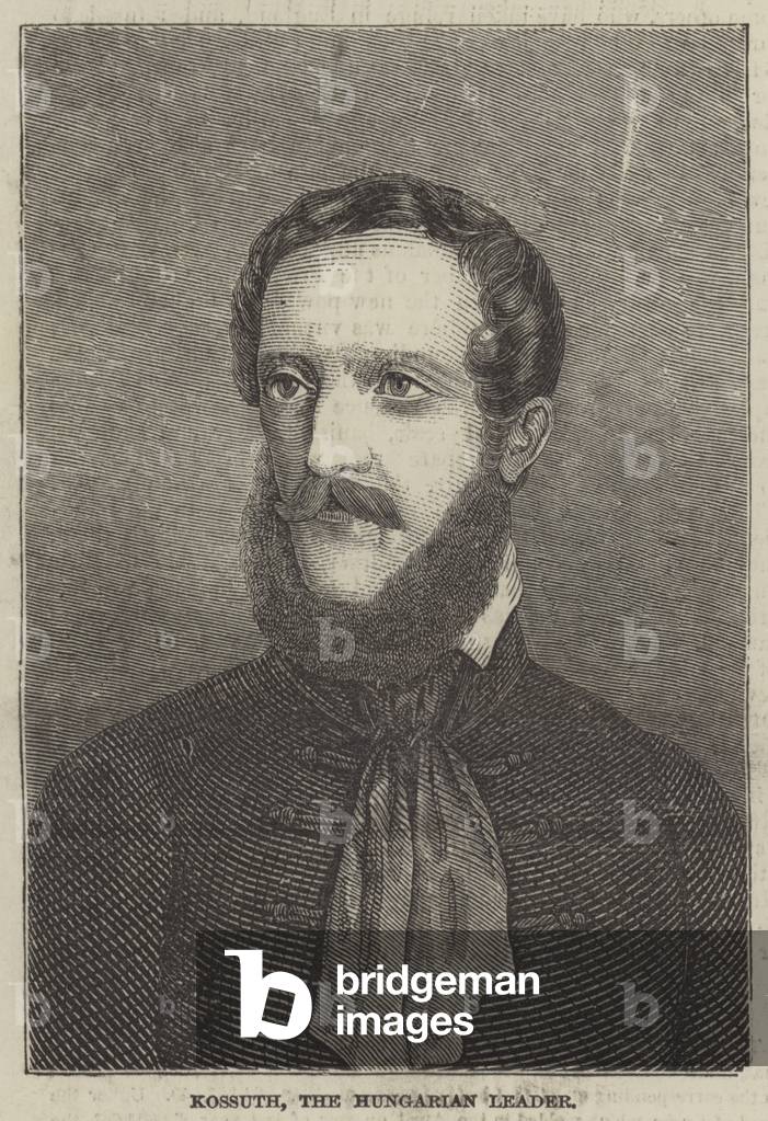 Kossuth, der ungarische Führer (Gravur)
