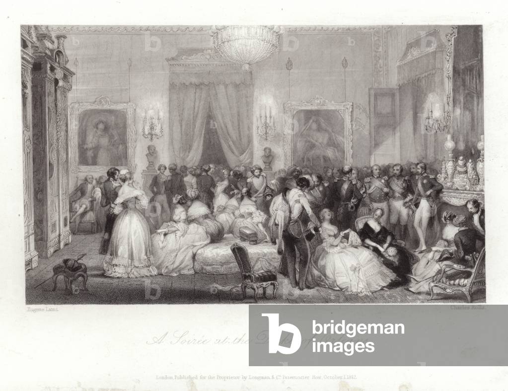 A Soiree at the Duke of Orleans (engraving)