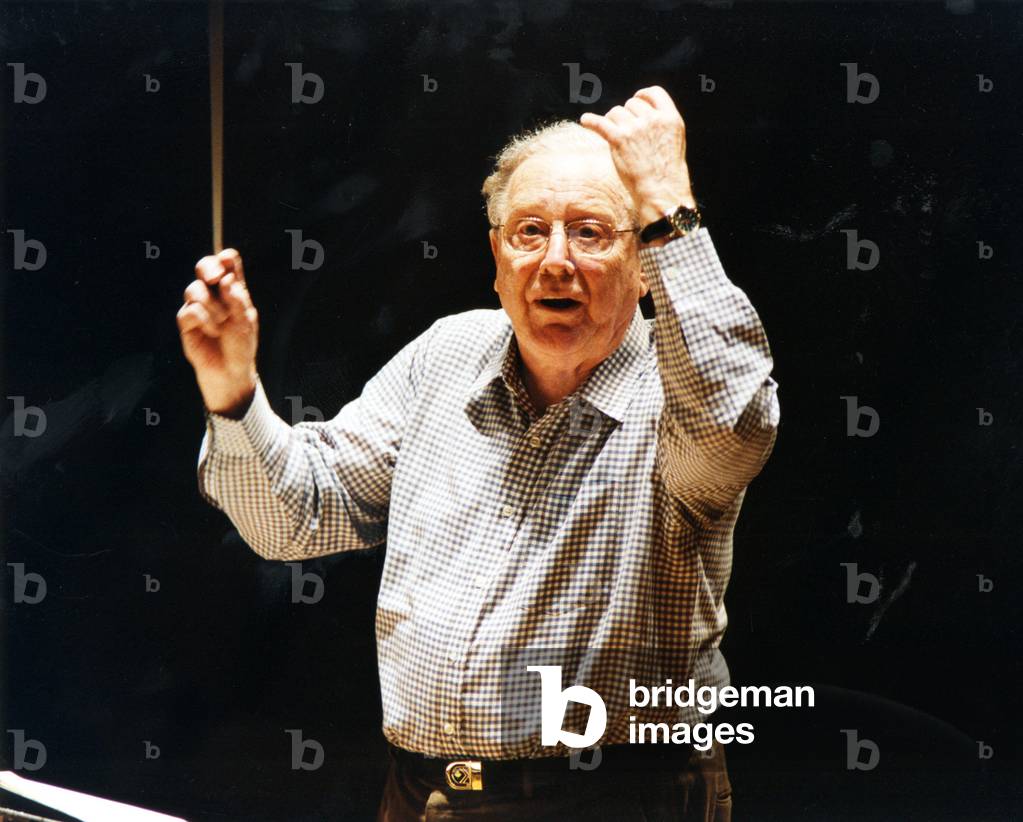 Immagine di Fotografia "Charles Mackerras dirige con" di Jim Four