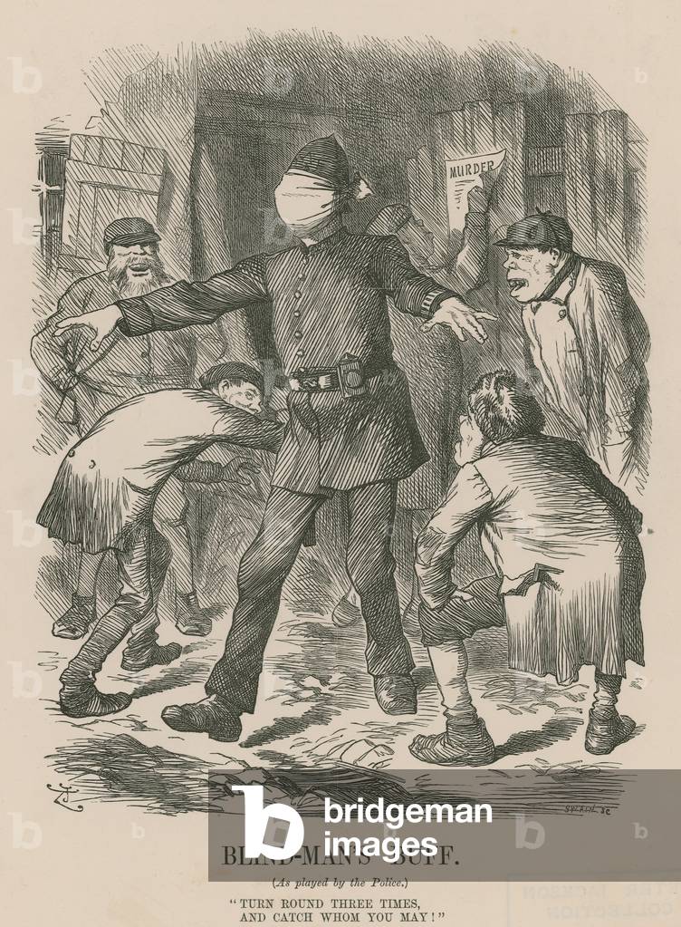 "Blind-Man's Buff (Gravur)" von John Tenniel