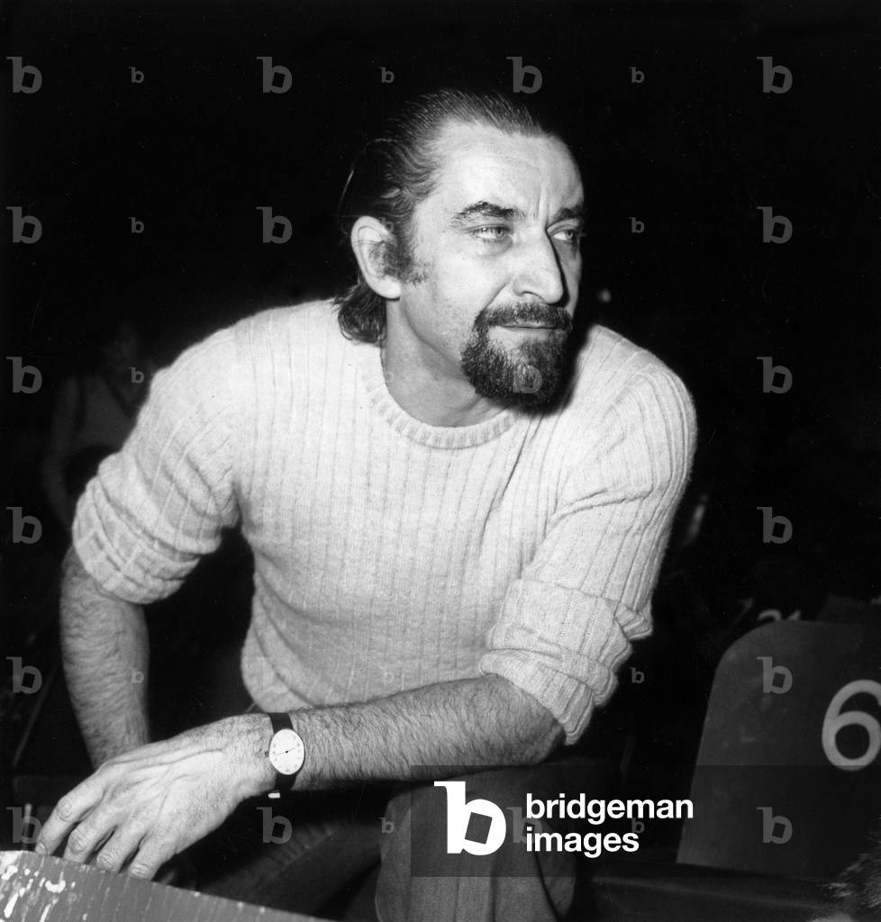 Immagine di Fotografia "Il coreografo francese Maurice Bejart durante le prove del balletto "Nijinski Clown de