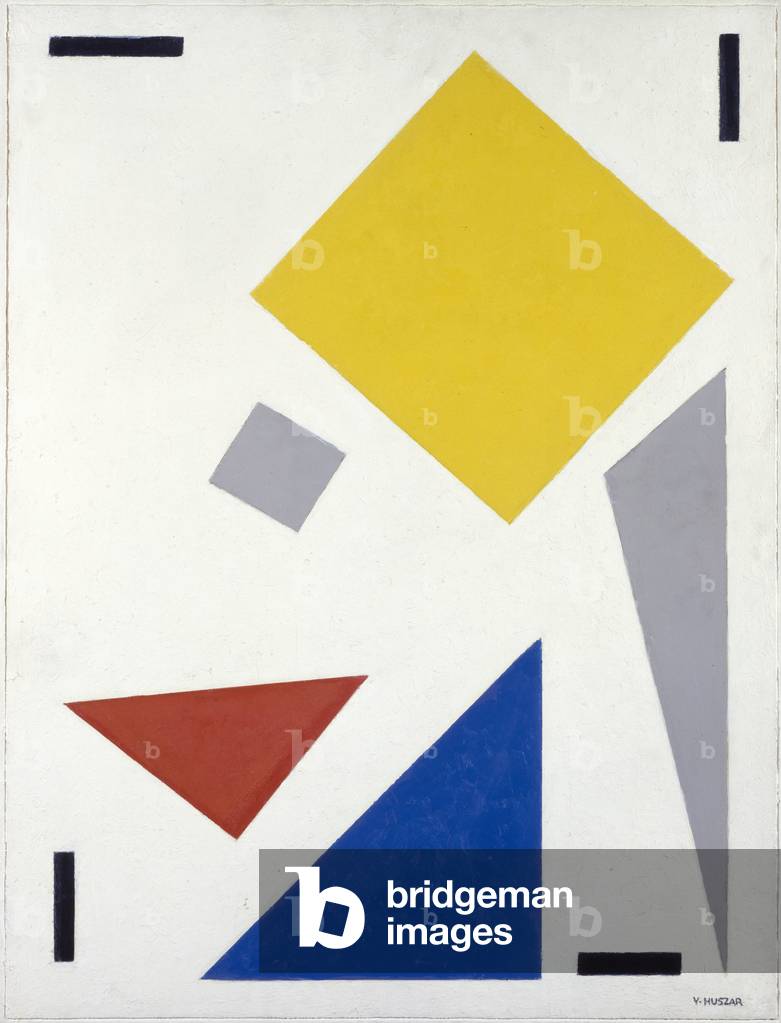 Composition, 1921 (oil on wood)