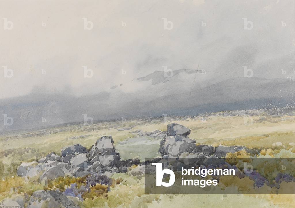 Bild von Zeichnung "Grimspound", c.1895-96 von Frederick John Widgery