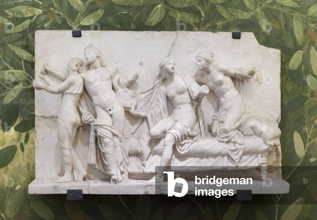 Römisches Marmorrelief bekannt als Alcibiades und Etere (Marmor)