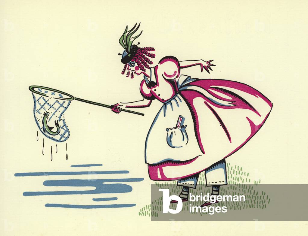 Nouvelles comptines : Sally et Fanny (couleur litho) par Dorothy Burroughes