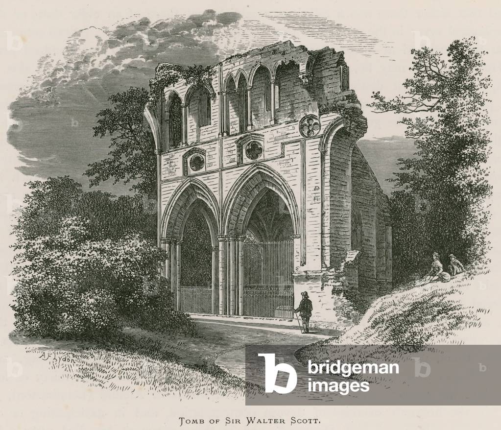 Dryburgh Abbey by Alexander Francis Lydon