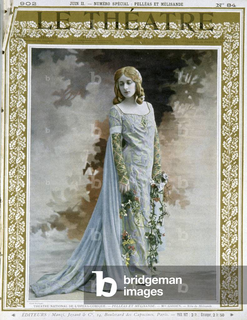 Miss Garden come Melisande, 1902 (stampa)