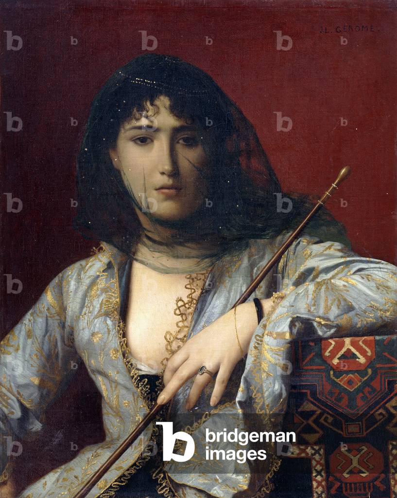 Veiled Circassian Lady,  (oil on canvas)