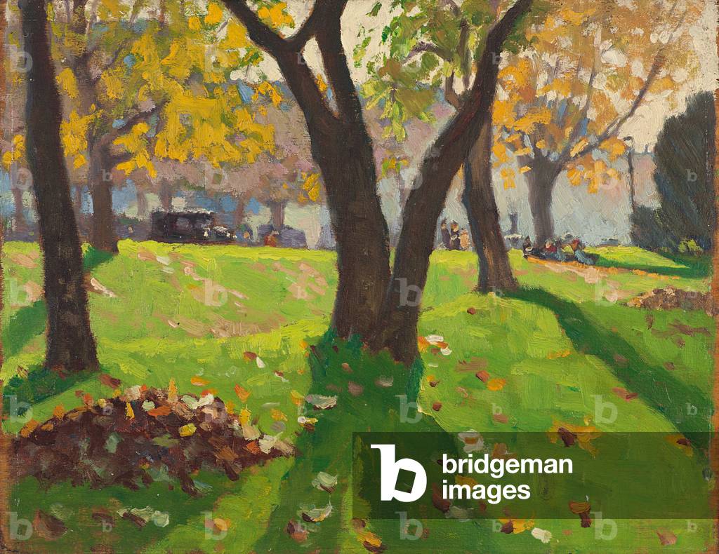 Avenue du Bois, 1932 (Öl auf Tafel)