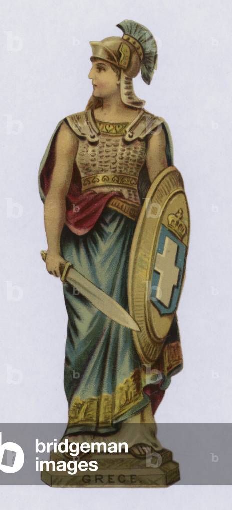 "Griechenland (Chromolitho)" von European School