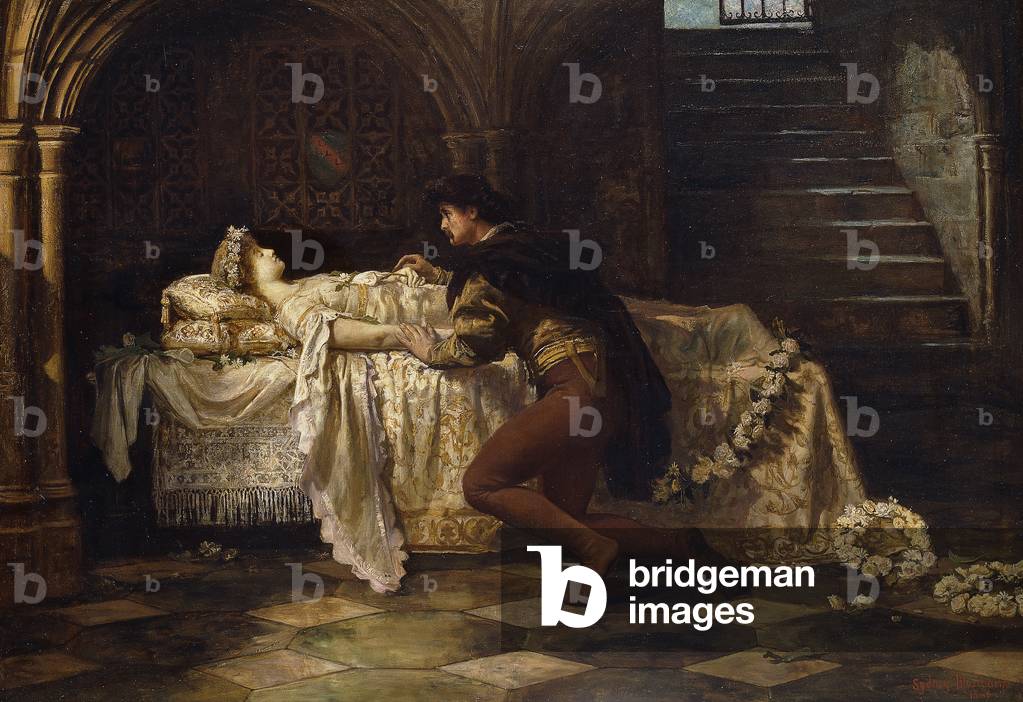 Immagine di Dipinto "Romeo e Giulietta", 1886 di Francis Sydney Muschamp