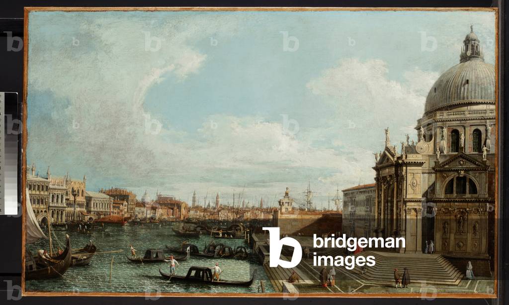Immagine di Dipinto "Venezia: il Canal Grande con Santa Maria della Salute verso la Riva degli Schiavoni" 1734